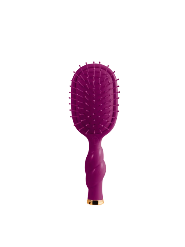 Mini Detangler Hair Brush for Medium Hair in Mulberry