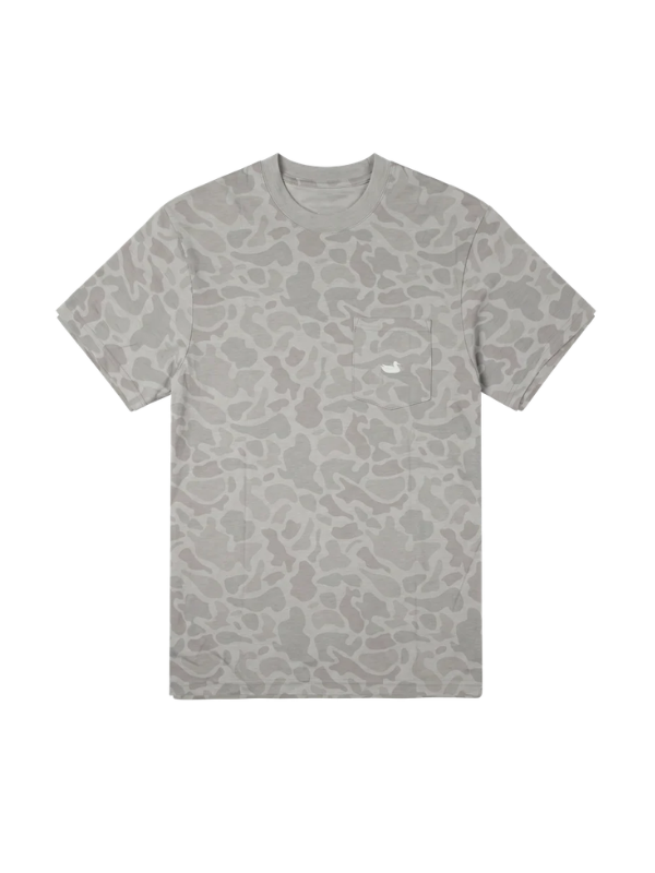 Branding - 08 Duck -SEAWASH Branding Tee in Light Grtay Camo by Southern Marsh