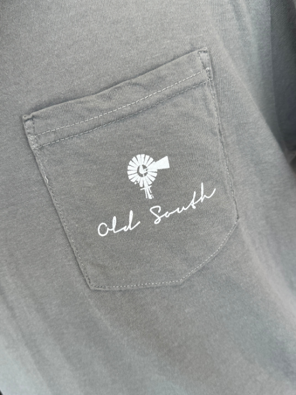 Lineman Truck Pocket Tee in Grey By Old South