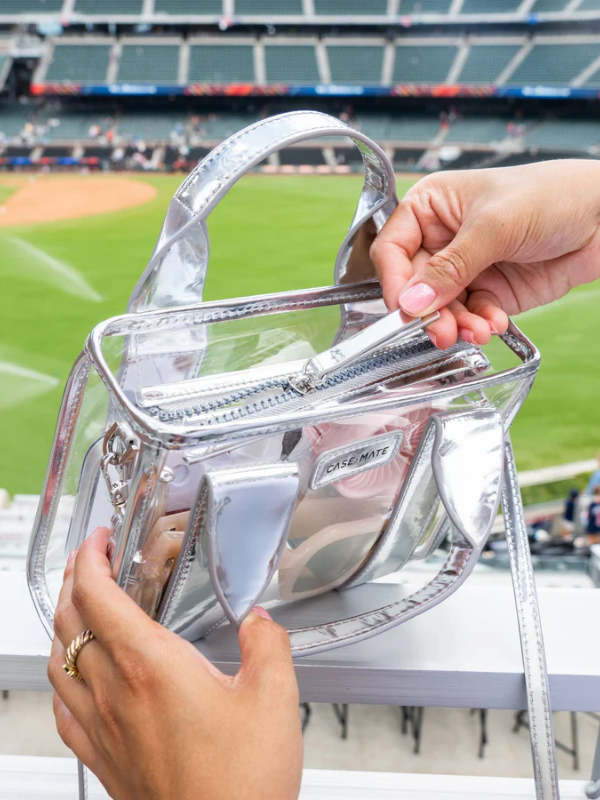 Silver Chrome Jelly Stadium Bag By Case-Mate