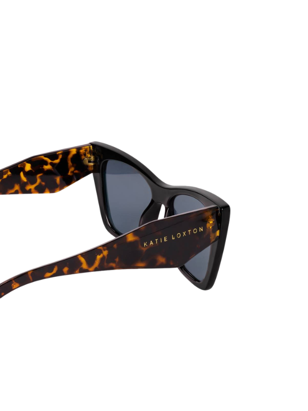 Porto Black Tortoiseshell Sunglasses By Katie Loxton