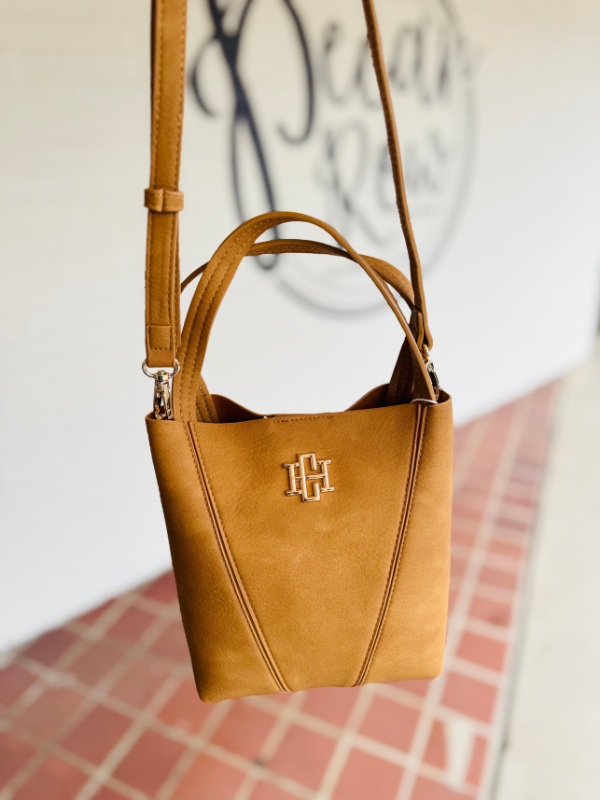 The Banks Mini Bucket Bag in Mustard