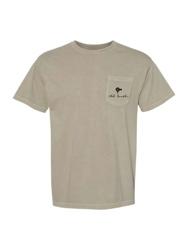 Rack in The Back Pocket Tee in Sandstone By Old South