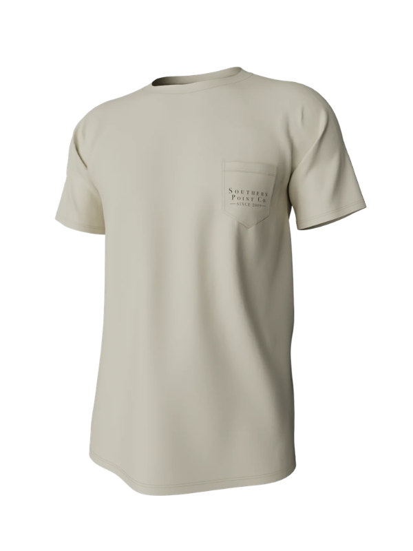 Greyton Detail Tee in Cloud Cream By Southern Point