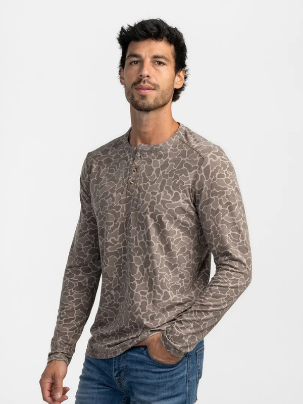 Max Comfort Henley LS in Ranger By Southern Shirt Co.