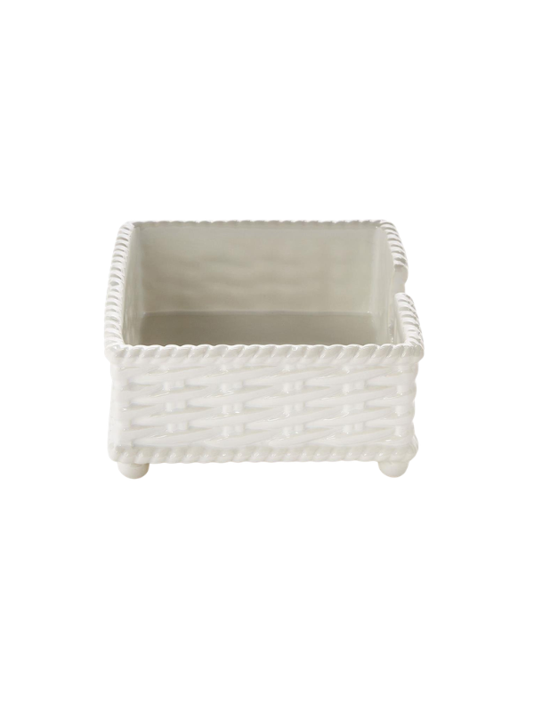 Basketweave Cocktail Napkin Holder