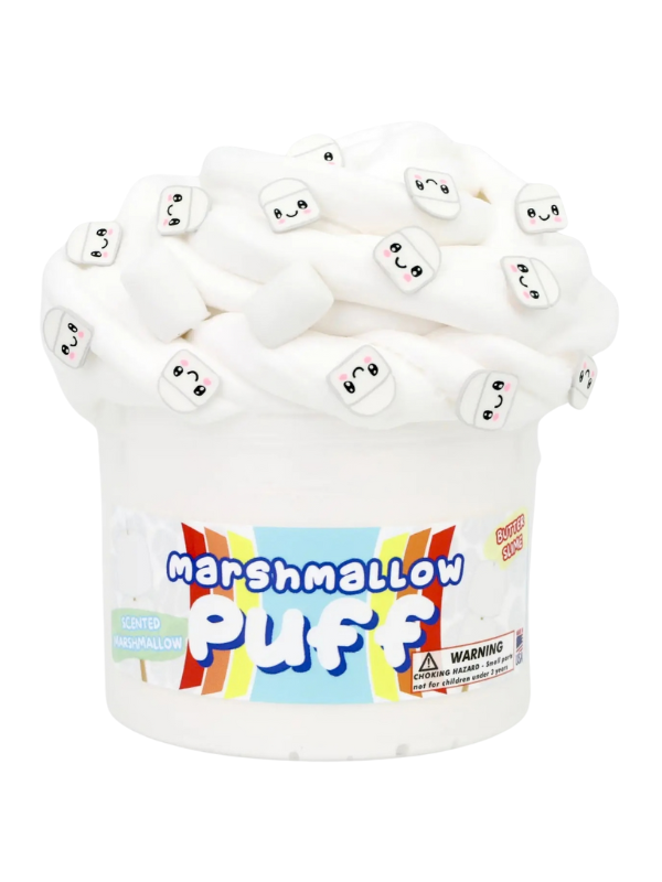 Marshmallow Puff Butter Textured Slime