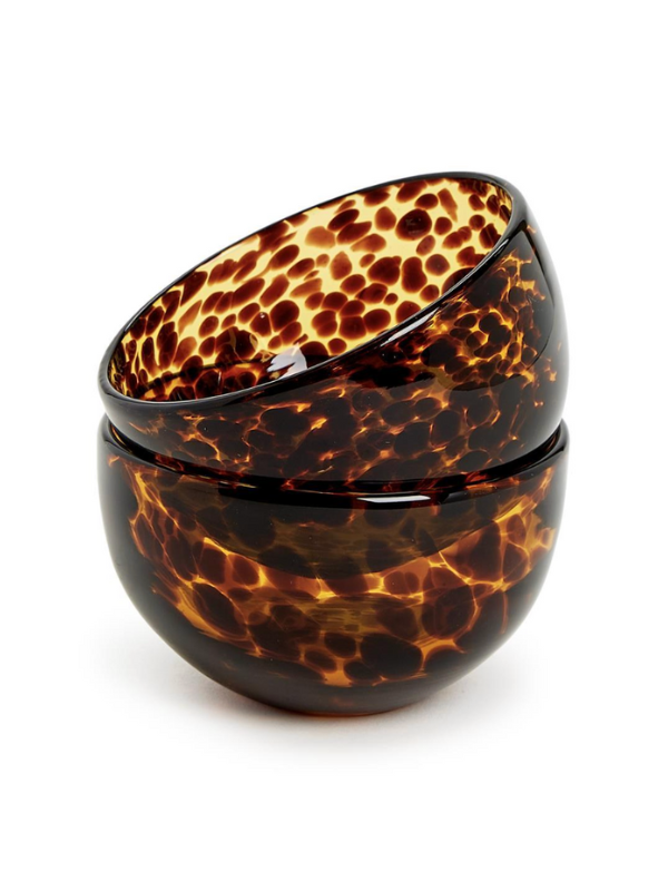 Tortoise Print Tidbit Bowl