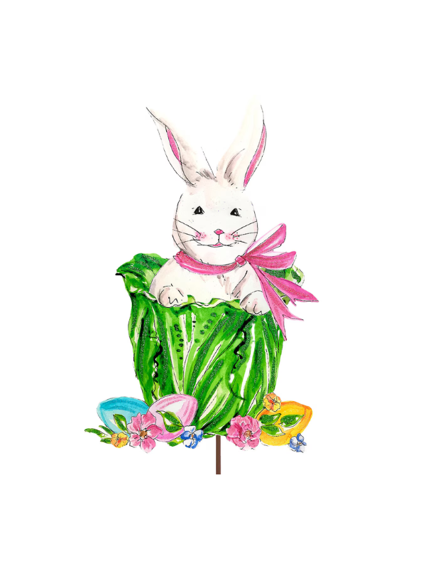 Cabbage Bunny Stake