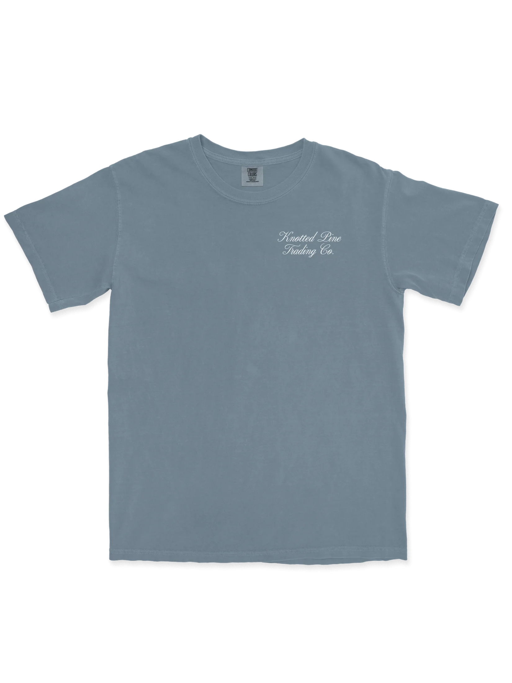 Rejoice Tee in Ice Blue by Knotted Pine