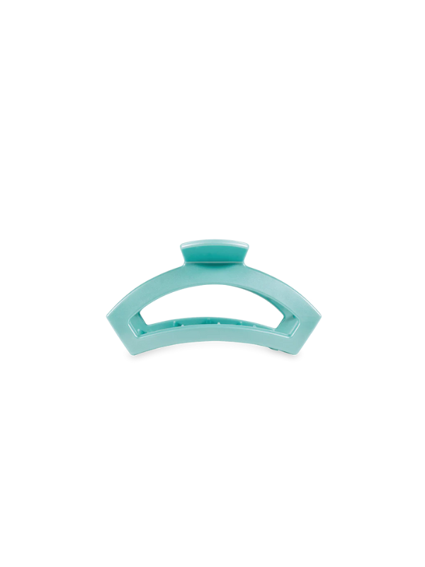 Open Totally Turquoise Tiny Hair Clip