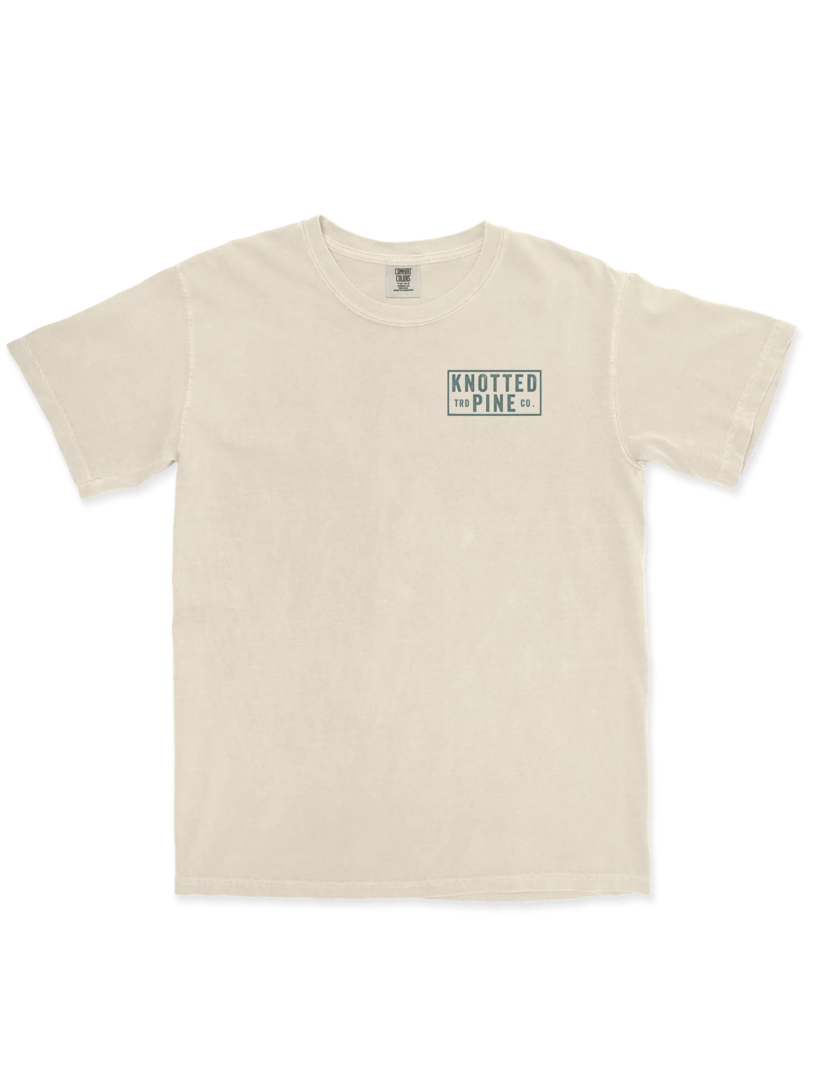 Dove Shot Tee in Ivory by Knotted Pine