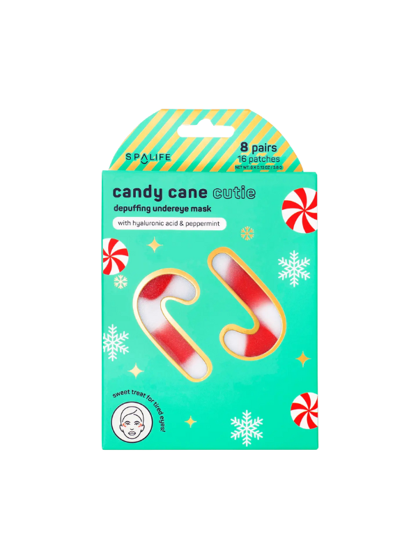 Candy Cane Depuffing Under Eye Masks by My Spa Life