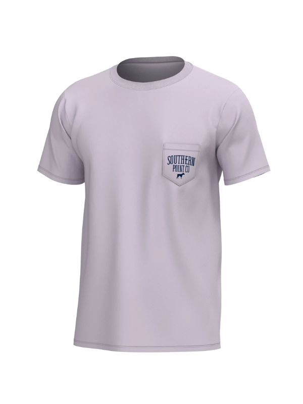 Bottled Greyton Short Sleeve Tee In Jelly Stain By Southern Point Co.