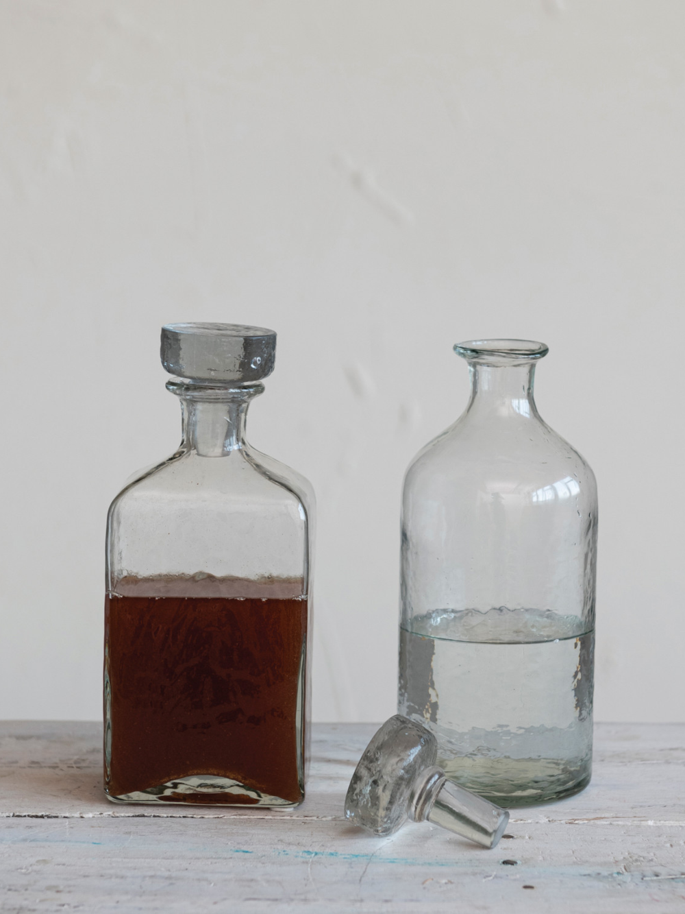 Hammered Rectangular Glass Decatur