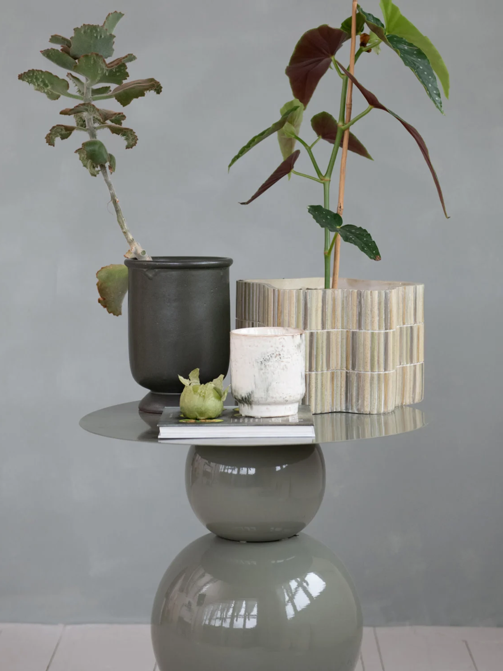 Rustic Speckled Stoneware Cachepot