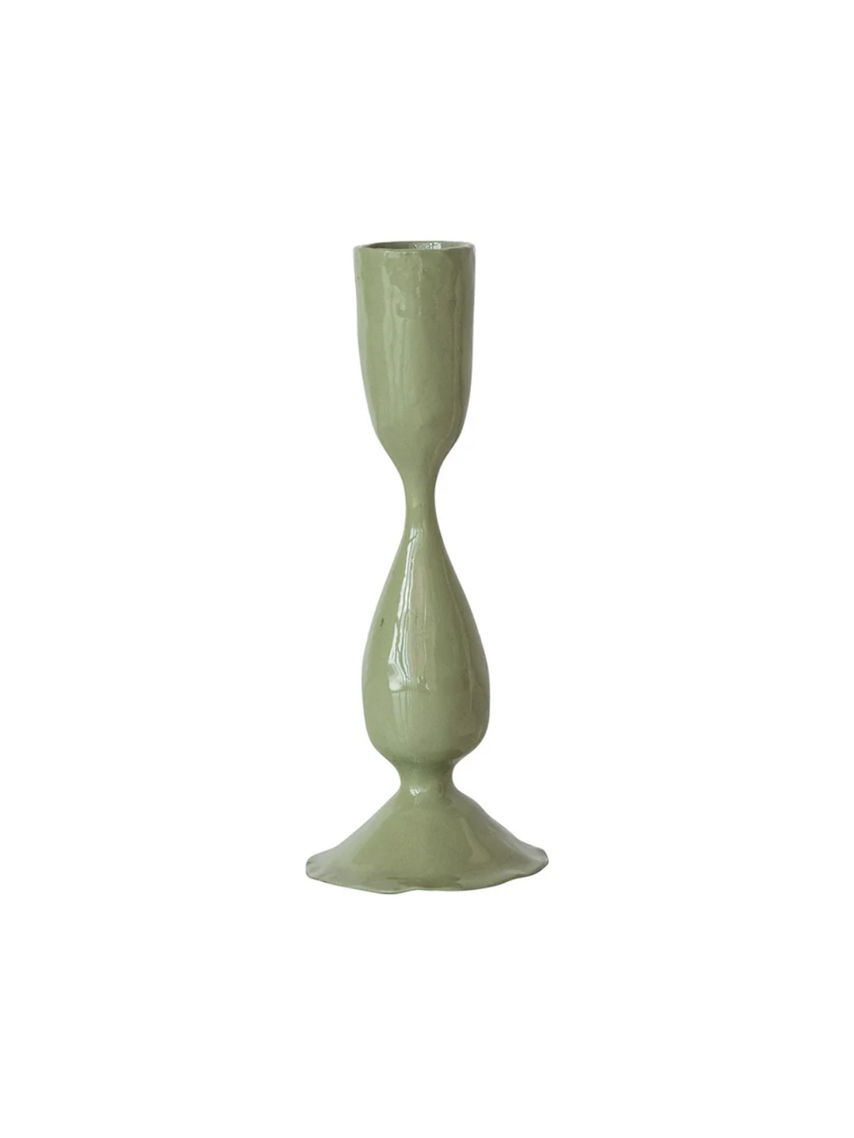RESERVED for Ayla Lonaker & Landyn Lucas Wedding Registry - Green Tapered Candle Holders