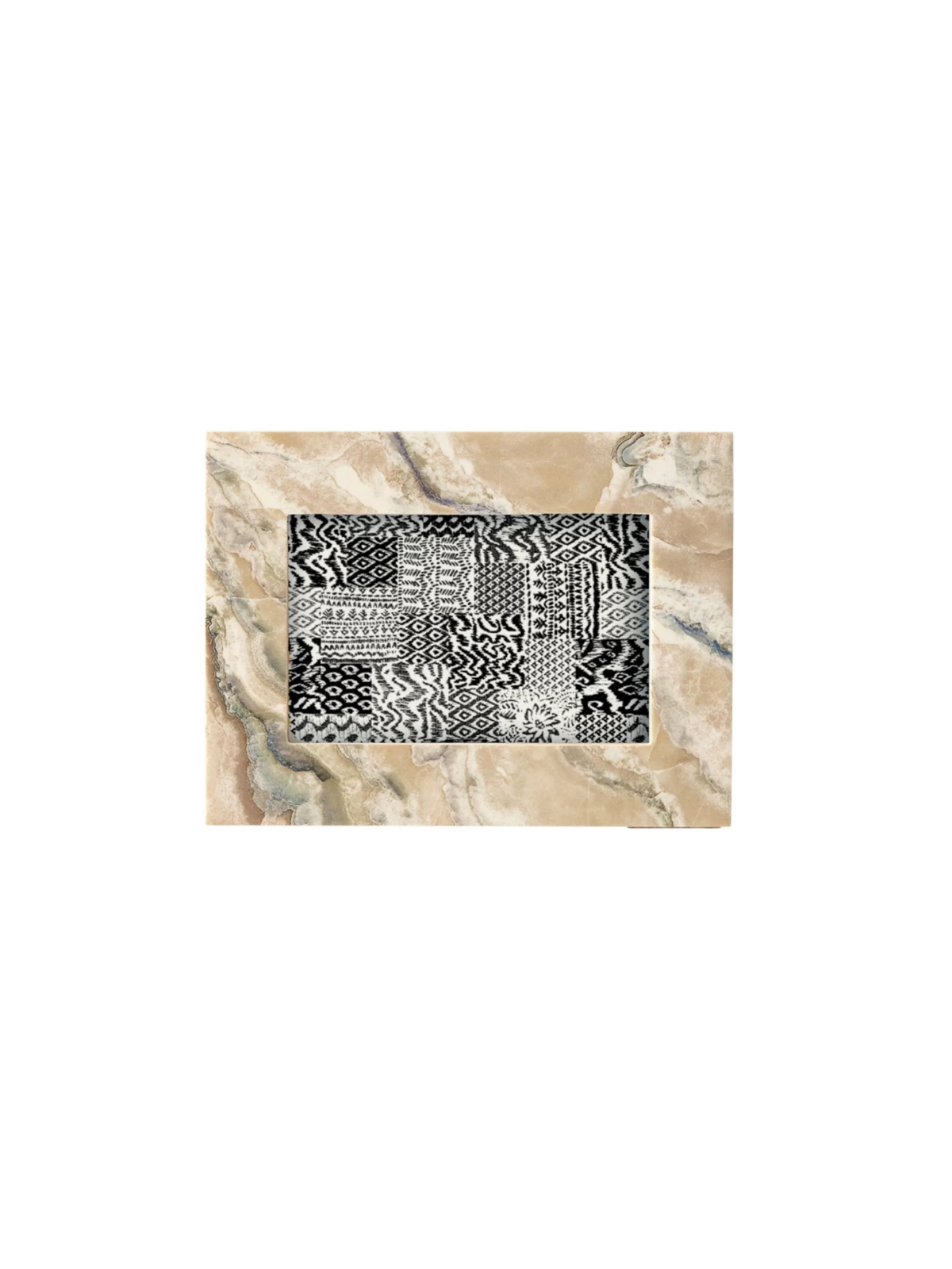 Faux Marble Photo Frame