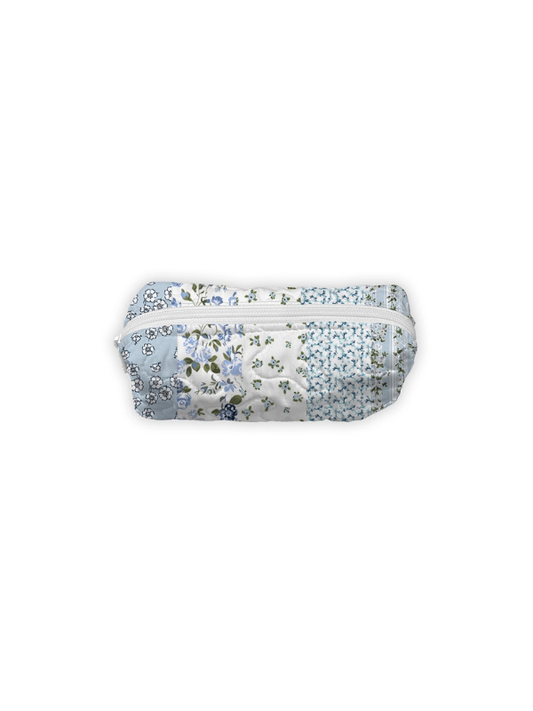 Paige Patchwork Stripe Blue Quilted Small Tools Bag