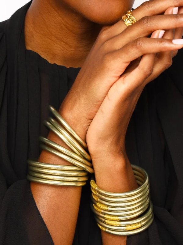 BuDhaGirl Etoile All Weather Bangles® (Set of 6) - Serenity Prayer