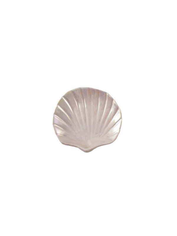 Shell & Starfish Shaped Dish With Iridescent Finish