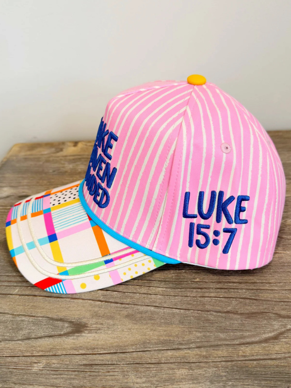 Make Heaven Crowded Pink Stripe Hat
