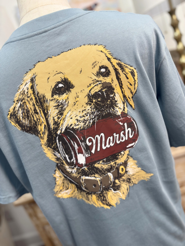 Lab Sips Tee in Galicia Green By Southern Marsh