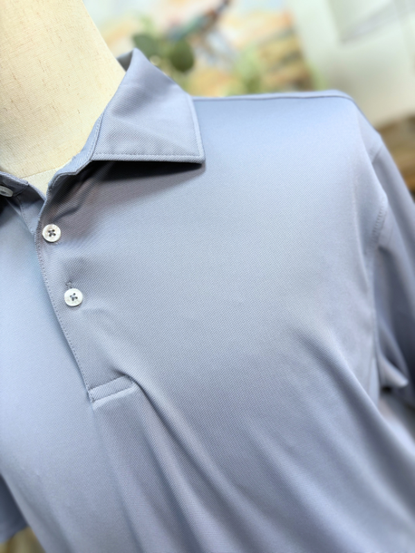 Ballycastle Performance Polo in Light Blue By Southern Marsh