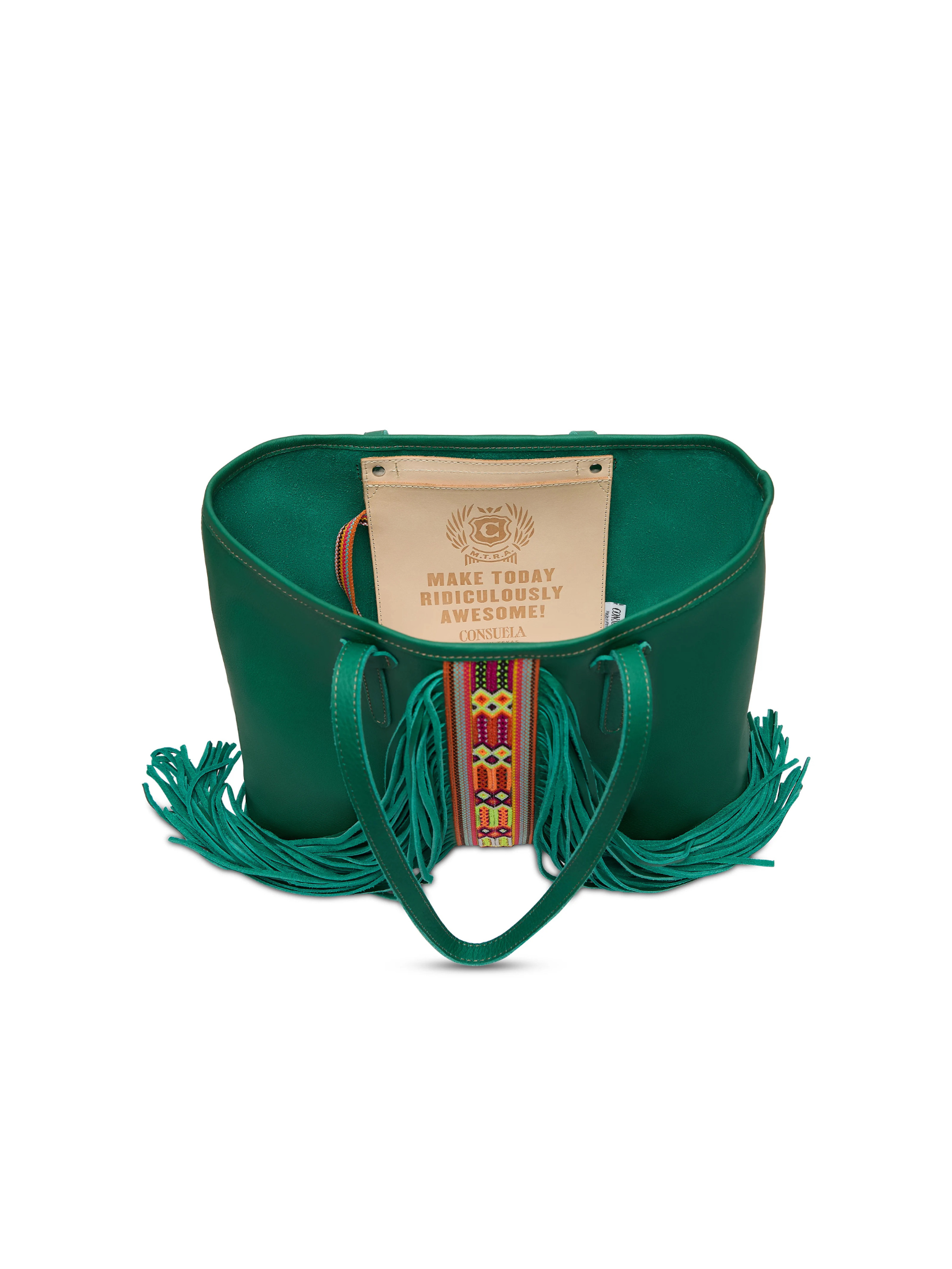 Breezy Fringe in Teal Green By Consuela