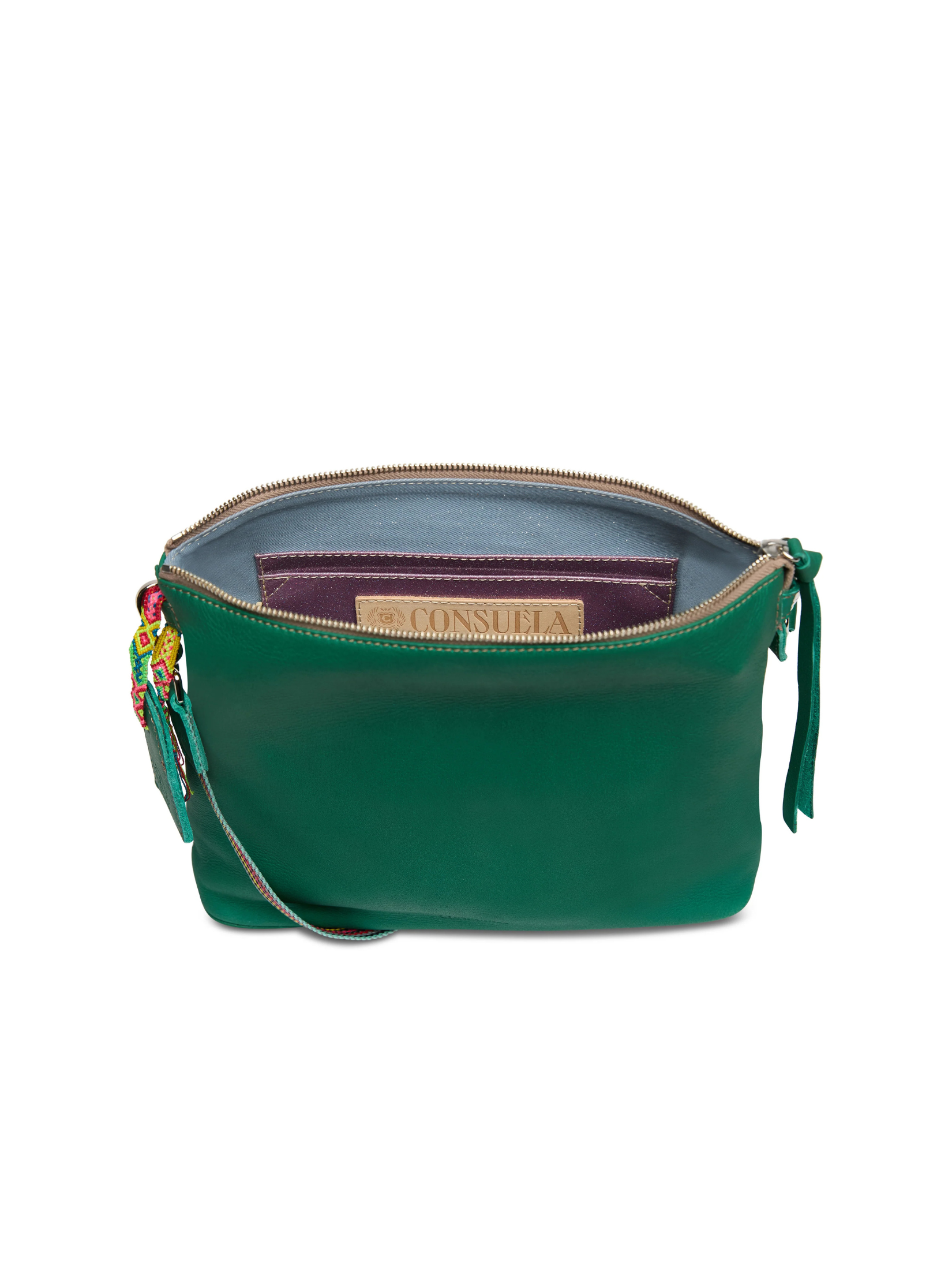 Teal Green Downtown Crossbody By Consuela