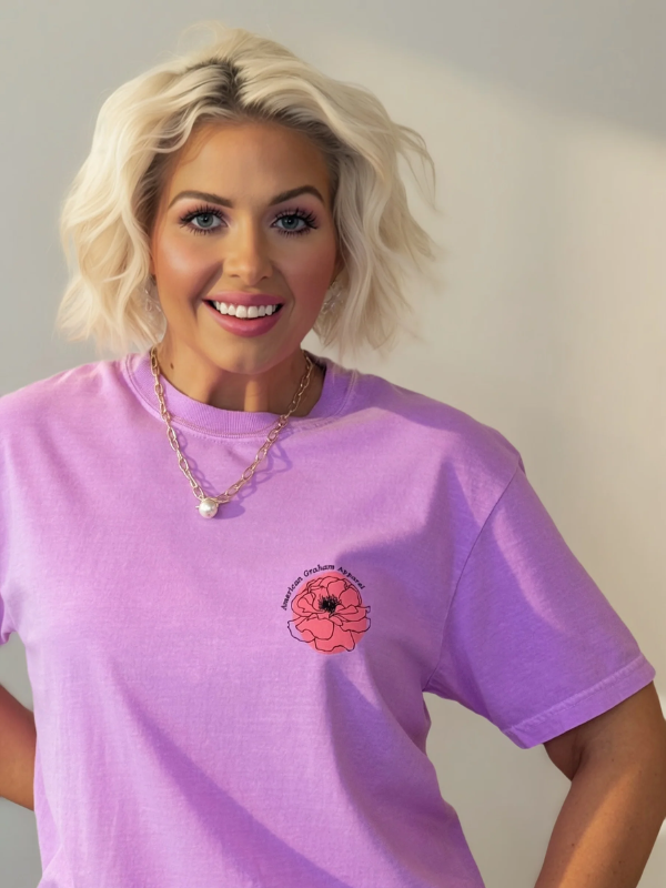 Grace In Full Bloom Cross Tee
