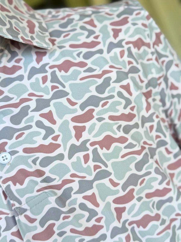 Whitetail Camo Performance Golf Polos By Meripex