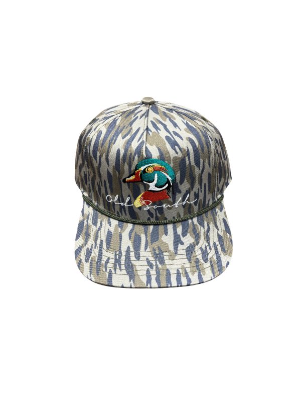 YOUTH Wood Duck Head Osland Camo Trucker Hat by Old South Apparel