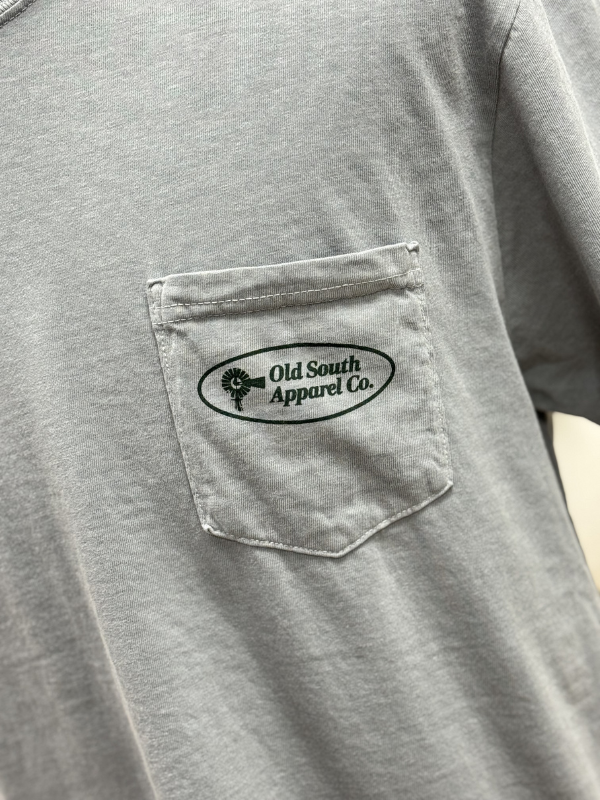 Crappie Fish Short Sleeve Pocket Tee in Granite By Old South