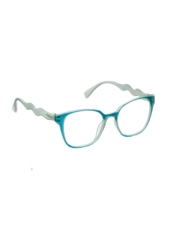 If You Say So Blue Light Reading Glasses in Teal by Peepers