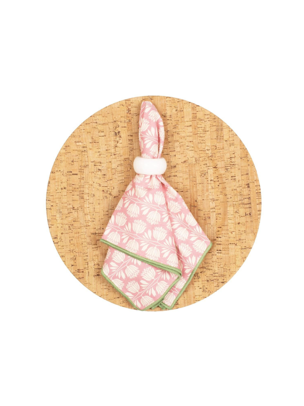 Kendall Pink/White/Green Napkin