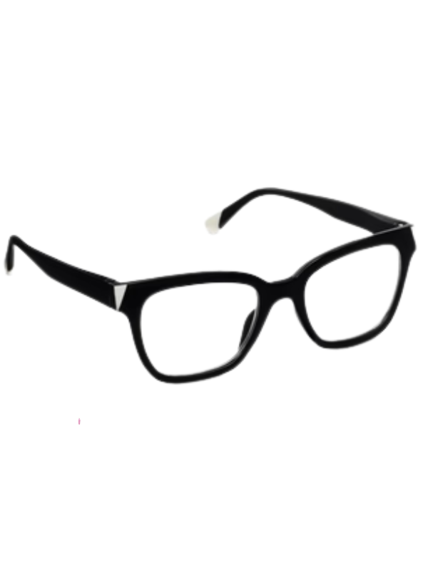Myth Blue Light Reading Glasses in Black by Peepers