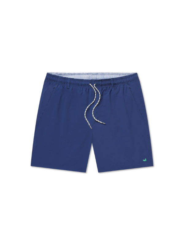 Youth Dockside Swim Trunk in Bluestone