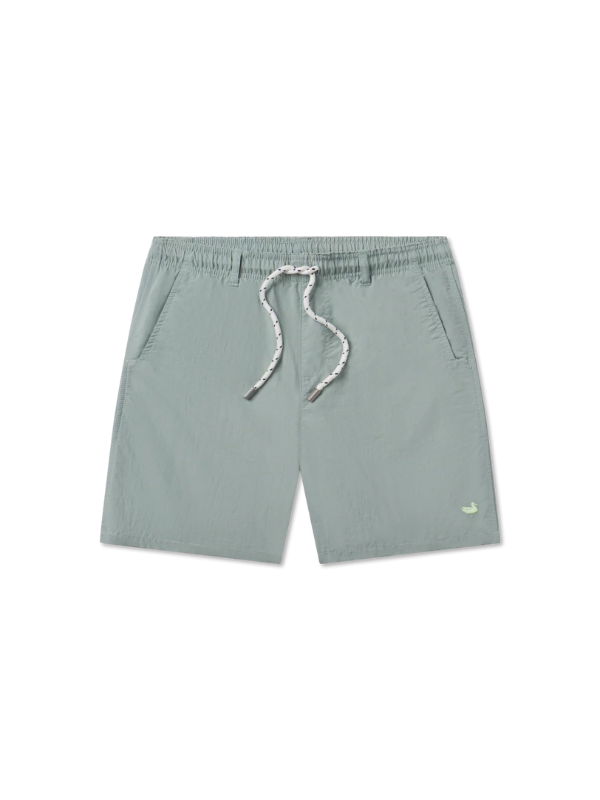 Youth Dockside Swim Trunk in Burnt Sage