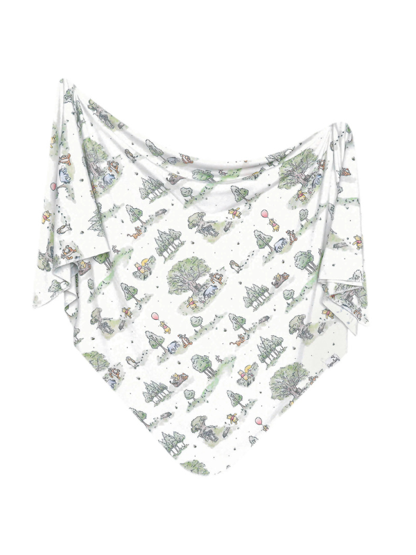 Hundred Acre Wood Swaddle Blanket By Copper Pearl