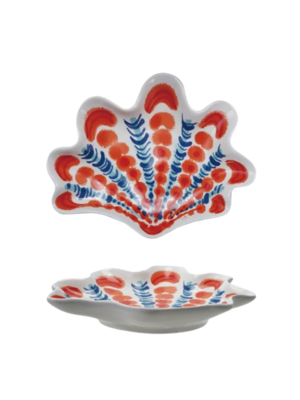 Ceramic Shell Shaped Wall Decor By Hazel Mazel