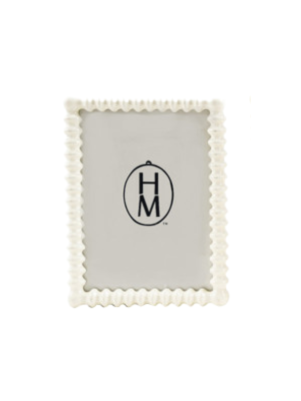 Cream Spindle Photo Frame By Hazel Mazel