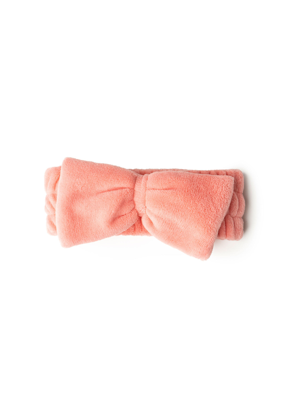 Lemon Lavender Take a Bow Ultra Plush Spa Headband
