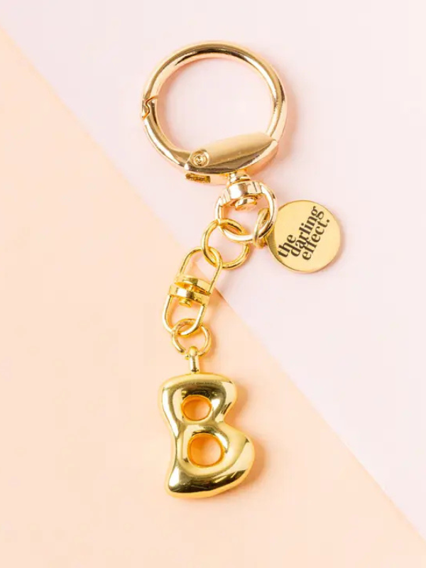 Bubble Letter Keychain Bag Charm