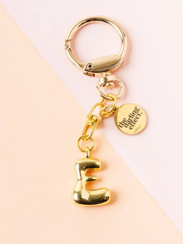 Bubble Letter Keychain Bag Charm