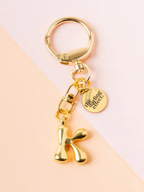 Bubble Letter Keychain Bag Charm