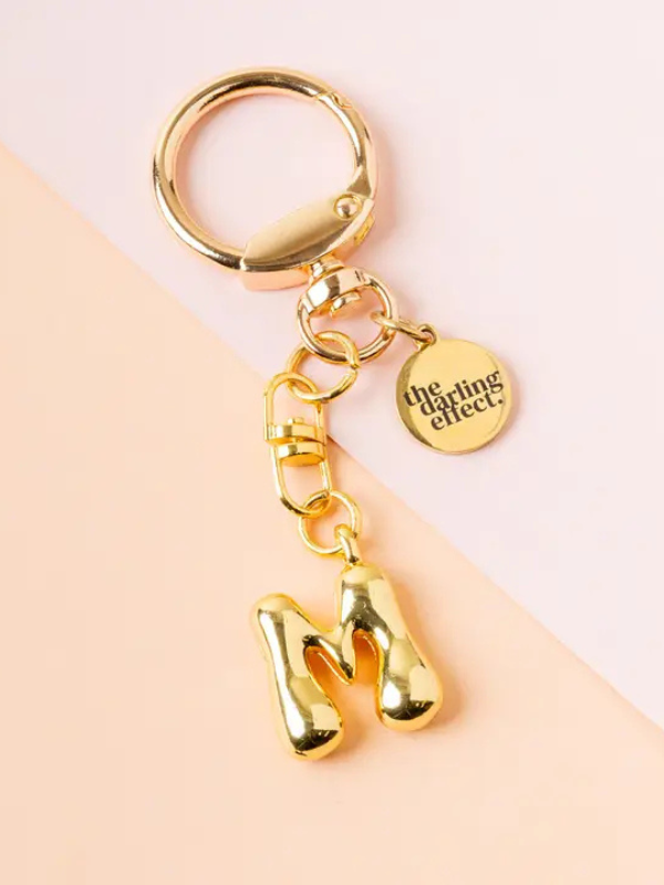 Bubble Letter Keychain Bag Charm