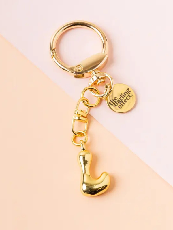 Bubble Letter Keychain Bag Charm