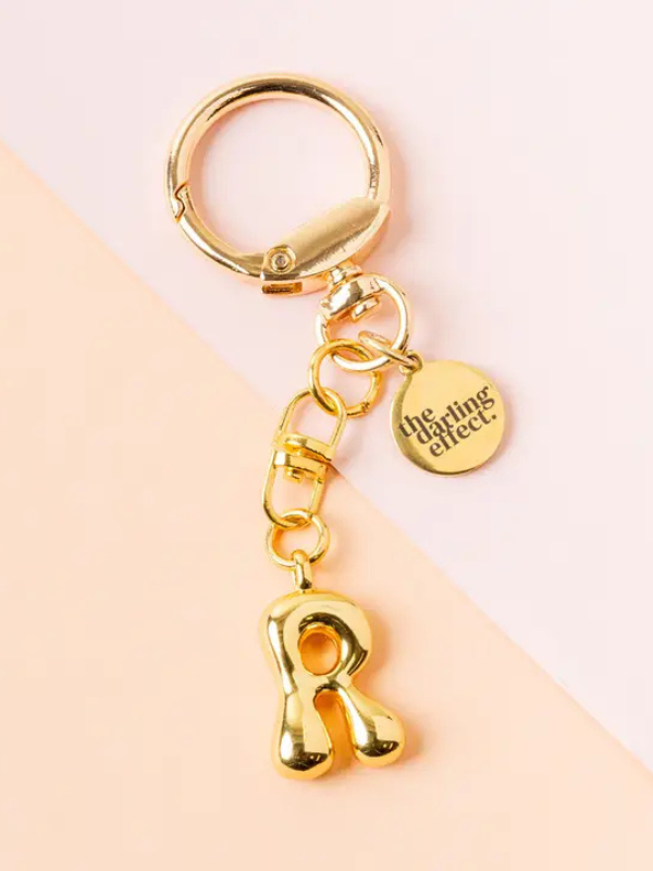 Bubble Letter Keychain Bag Charm