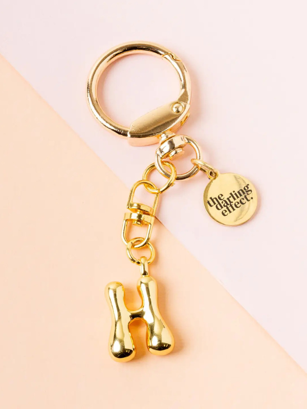 Bubble Letter Keychain Bag Charm